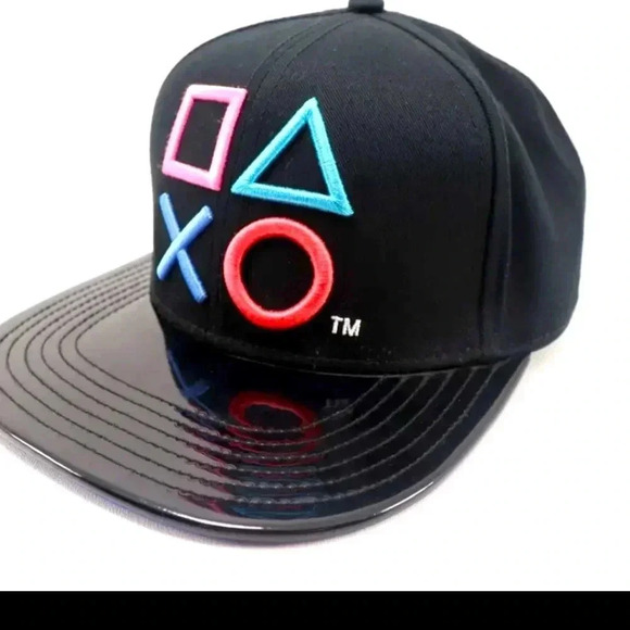 PlayStation Hat Black w/ Embroidered Logo Snapback
- OSFM. - Picture 1 of 9